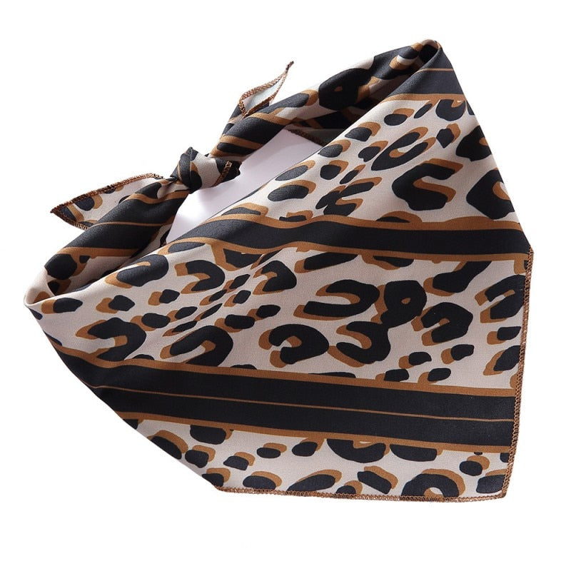 Tri-Leopard ChicPaw Bandana