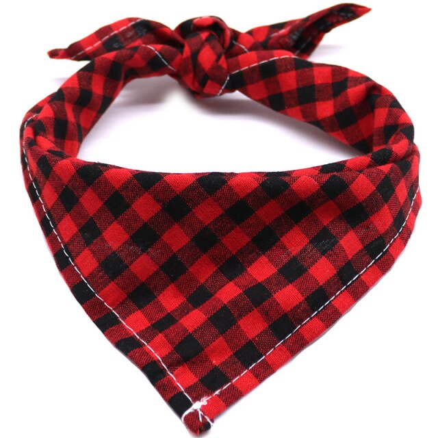 red black Plaid Bandana