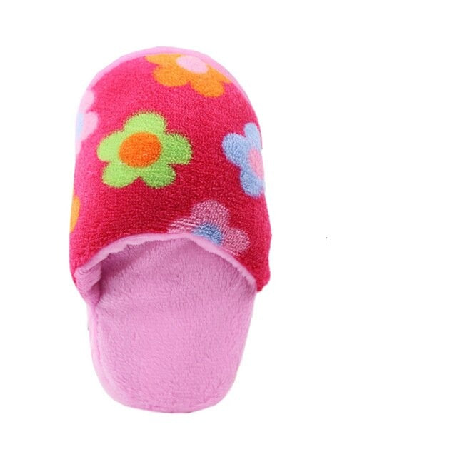Pink Flower Slippers